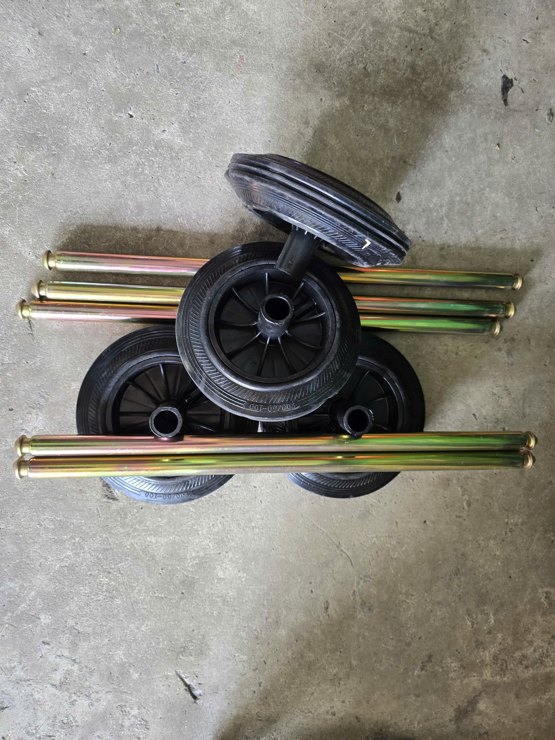 Bánh xe thùng rác 240l