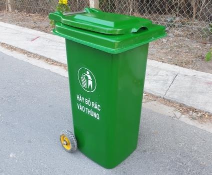 Thùng rác 120L composite