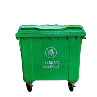 THÙNG RÁC NHỰA 1100L - HDPE XANH LÁ