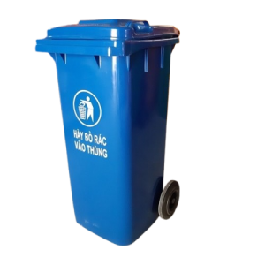 THÙNG RÁC 120L - XANH DƯƠNG HDPE